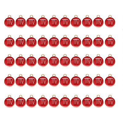 Alloy Enamel Pendants ENAM-SZ0001-27B-B-1