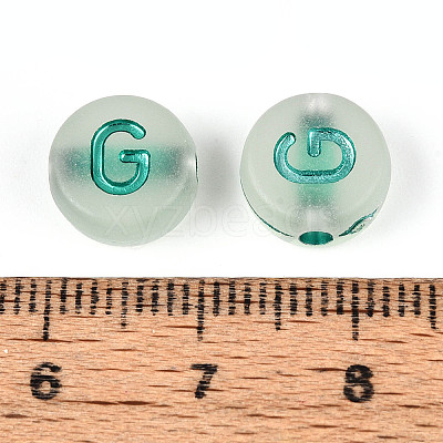 Luminous Frosted Acrylic Beads FACR-T008-02G-1