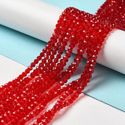 Transparent Glass Beads EGLA-A035-T4mm-D07-1