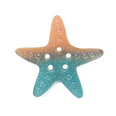 Gradient Color Opaque Resin Decoden Cabochons CRES-P036-01B-01-1