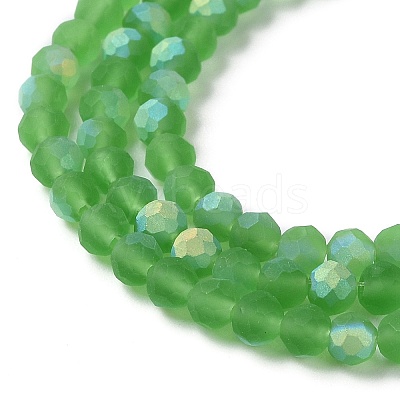 Transparent Glass Beads Strands X1-EGLA-A034-T4mm-MB11-1