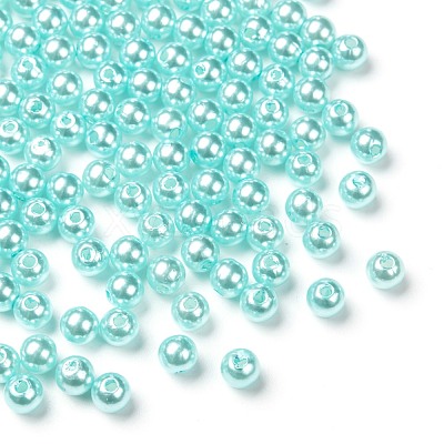Imitation Pearl Acrylic Beads PL609-01-1