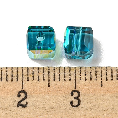 Electroplate Glass Beads EGLA-Z004-04A-04-1