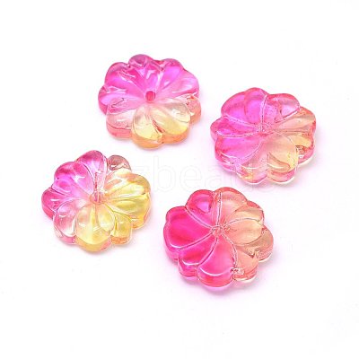 Transparent Glass Beads GLAA-H016-06F-1-1