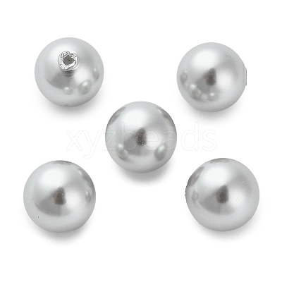 Baking Paint Pearlized Glass Pearl Round Beads HY-Q001-02A-04-1