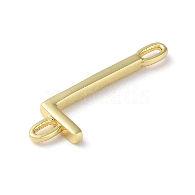 Rack Plating Brass Connector Charms KK-P245-07G-L-1