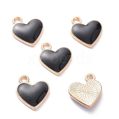 Alloy Enamel Charms PALLOY-F248-061LG-01-1