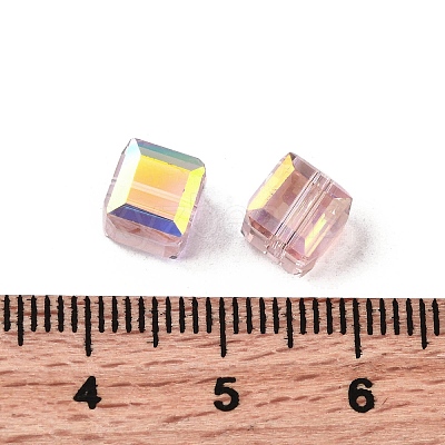 Electroplated Glass Beads EGLA-G040-01A-AB02-1
