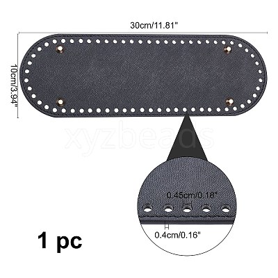 PU Leather Oval Bottom FIND-WH0066-96B-1