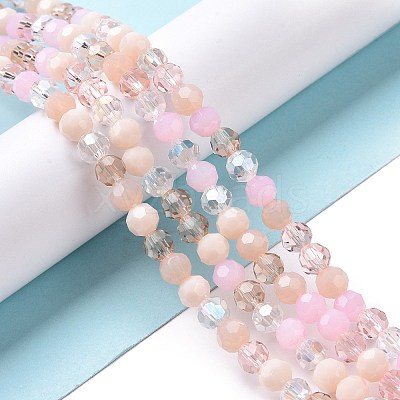 Glass Beads Strands GLAA-E036-09E-1
