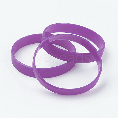 Silicone Wristbands Bracelets X-BJEW-J176-14-1