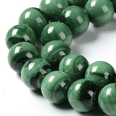 Natural Malachite Beads Strands G-F571-27AB1-5mm-1