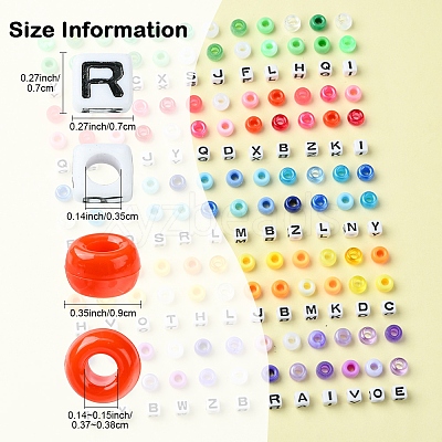 Transparent & Opaque Acrylic Beads KY-FS0001-26D-1