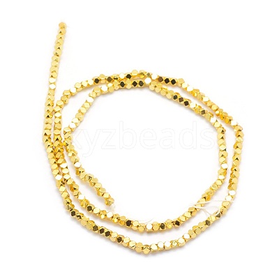 Electroplate Non-magnetic Synthetic Hematite Beads Strands G-L485-10A-G-1