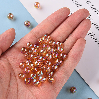 Transparent Acrylic Beads LS-MACR-S370-B8mm-761-1