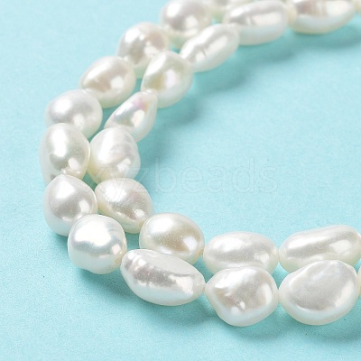 Natural Cultured Freshwater Pearl Beads Strands PEAR-Z002-16-1
