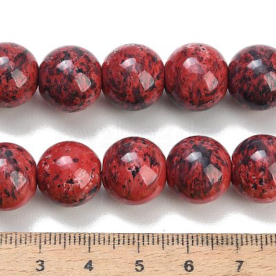 Baking Paint Glass Beads Strands GL-CBA8F4B-02C-1