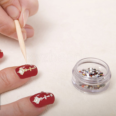 30Pcs 2 Colors Alloy Cabochons MRMJ-GO0002-07-1