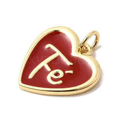 Brass Enamel Pendants LS-KK-G554-04G-03-1