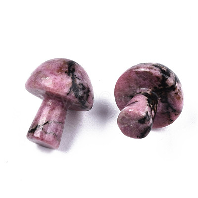 Natural Rhodonite GuaSha Stone G-N0325-02O-1