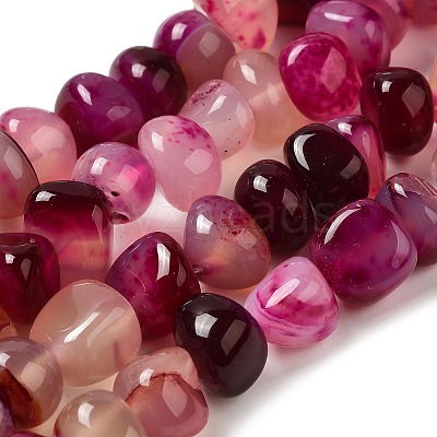 Natural Agate Beads Strands G-H295-B01-11-1