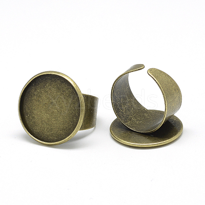 Iron Pad Ring Settings MAK-Q011-41AB-20mm-NR-1