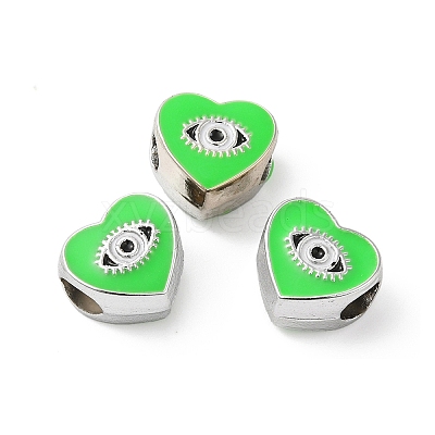 CCB Plastic European Beads CCB-B001-01G-1