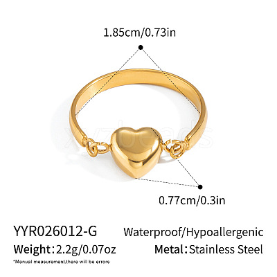 304 Stainless Steel Finger Rings for Women IM3958-1-1