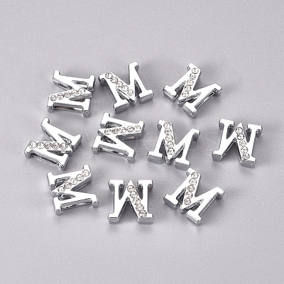 Alloy Slide Charms LS-PALLOY-WH0066-21M-1
