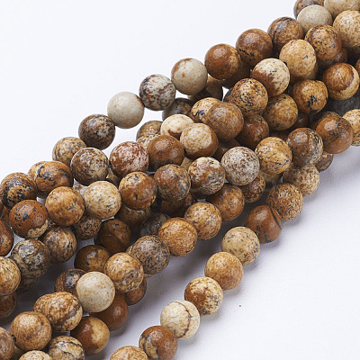Gemstone Beads Strands X-GSR6mmC016-1