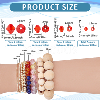 2310Pcs 28 Styles Transparent Acrylic Beads TACR-PH0001-92-1