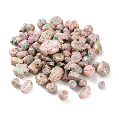 Opaque Acrylic Beads OACR-M015-15C-1
