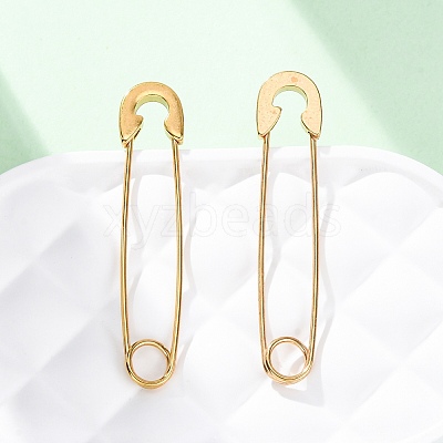 Ion Plating(IP) 304 Stainless Steel Dangle Earrings EJEW-F254-01G-1