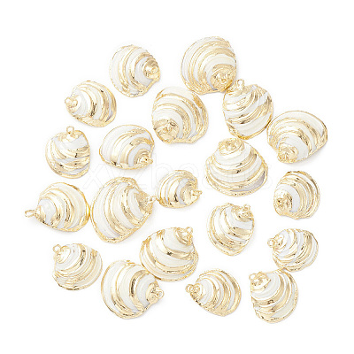 Natural Sea Shell Pendants X-SHEL-F005-06LG-1
