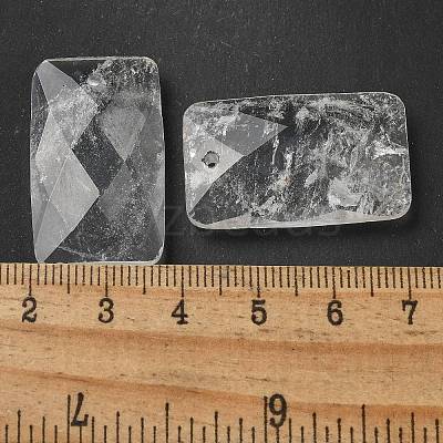 Natural Quartz Crystal Pendants G-Z071-04E-1
