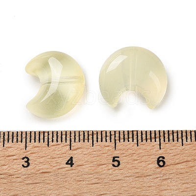 Baking Paint Transparent Glass Beads DGLA-F003-01H-1