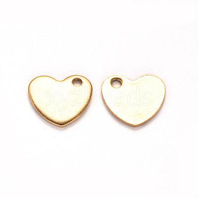 Ion Plating(IP) 304 Stainless Steel Stamping Blank Tag Charms X-STAS-M238-01-1