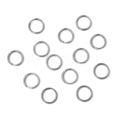 Iron Split Rings JRD8MM-01B-NF-1