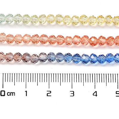 Transparent Painted Glass Beads Strands DGLA-A034-T3mm-A02-1
