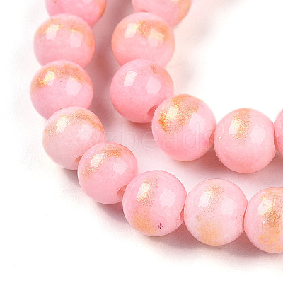Natural Mashan Jade Beads Strands G-A255-A01-02B-1