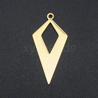 201 Stainless Steel Open Back Bezel Pendants STAS-R111-LA173-14-1