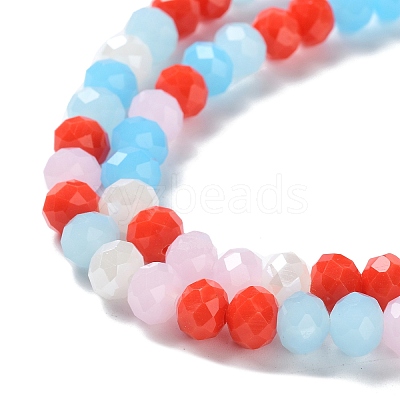 Glass Beads Strands EGLA-A034-M8mm-41-1
