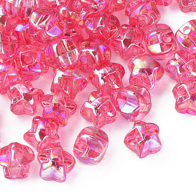 1-Hole Transparent Acrylic Buttons MACR-S373-129-C01-1