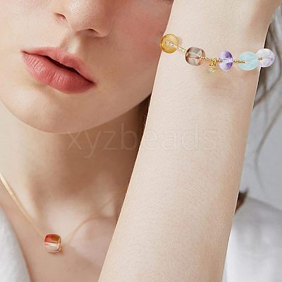 280pcs 14 Style Transparent Glass Beads GLAA-CA0001-49-1