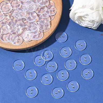 Lucid Round 2-hole Shirt Button BRB1B3H-1