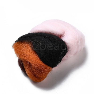 Elegant Woman DIY Keychain Needle Felting Kit LS-DIY-I098-04-1