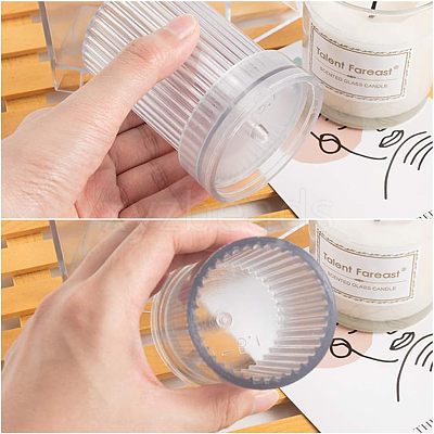 Plastic Candle Molds Sets AJEW-OC0001-06-1