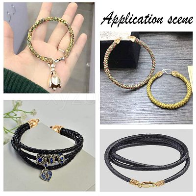 Alloy Tibetan Style Cord Ends TIBEB-PH0004-47AG-1