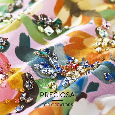 Preciosa® MAXIMA Crystal Round Stones Y-PRC-RBSS45-70350-1