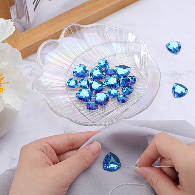 20Pcs 2 Style Sew on Rhinestone RGLA-GF0001-11-1